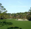 Disney's Palm golf course's par-5 seventh hole is a dogleg right and plays as long as 532 yards. 