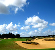 The 14th hole at Mystic Dunes Golf Club, a Gary Koch design in Celebration, Florida.