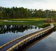 “Horseshoe” is just one of the many holes overlooking the natural waterways, requiring intelligent management of the game.