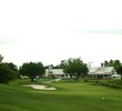 Celebration Golf Club's par-4 ninth hole plays back towards the clubhouse.