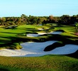 Bunkers are plentiful and often severe penalties if you find them at Grande Pines Golf Club.