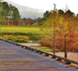 This bridge leads to the 18th hole at The Reserve at Orange Lake Resort in Kissimmee, Florida.