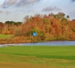 Watch for this pond to the right of the green on the 356-yard second hole at The Reserve golf course at Orange Lake Resort in Kissimmee. 
