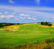 Right away, on the first hole at Bella Collina, there's real elevation change.