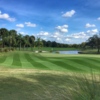 View of a green at Hawk's Landing Golf Club