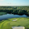 Aerial view of the 7th hole from Twin Rivers Golf Club