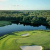 Aerial view of the 7th hole from Twin Rivers Golf Club