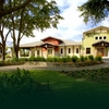 A view of the clubhouse at Arlington Ridge Golf Club