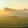 A sunny day view of a hole at Stonegate Golf Club