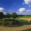 A view from behind green #10 at Highlands Reserve Golf Club