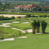 A view of the 9th fairway with clubhouse in background at Orange County National - Crooked Cat Course