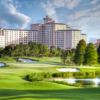 View of th 18th hole at Shingle Creek Golf Club