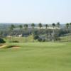 A view of a green at Sanctuary Ridge Golf Club.