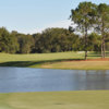 A sunny day view from Bishops Gate Golf and Lakeside Community.