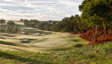 A view of a hole at Bella Collina Golf Club.