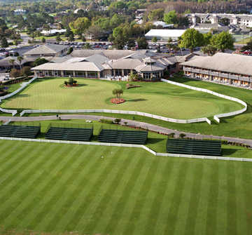 Aerial view of Bay Hill's putting green