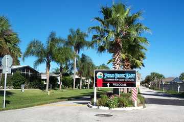 A view of the entrance area to Polo Park East Golf Course