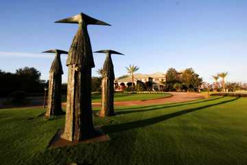 A view of the clubhouse at Isleworth Country Club