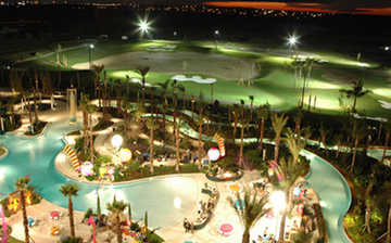 An evening view from Champions 9 Golf Course at ChampionsGate (Omni Hotels)