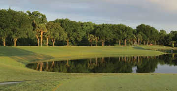 A view over the water from Bishops Gate Golf and Lakeside Community.