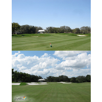 The par-5 12th hole at Bay Hill Club & Lodge was actually shortened from the back tees, but made more strategic with the extension of the fairway bunkering and a green with severe run-off areas.
