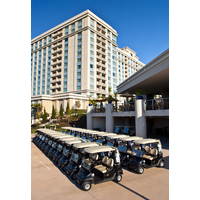 While at Waldorf Astoria Golf Club, all your needs are met at The Clubhouse with a fully stocked Pro Shop, club rentals, golf carts with GPS navigation, and a relaxing restaurant that serves as the 19th hole.